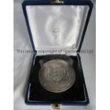 1956 CHARITY SHIELD MEDAL / BOBBY JOHNSTONE Shield awarded to Johnstone for playing in the 1956