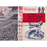 NEW YORK YANKEES Two home programmes v Minnesota Twins 1964 and Cleveland Indians 1966. Generally