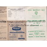 YORKSHIRE C.C.C. Seventeen scorecards from the 1950's and 1960's including 6 at the Scarborough
