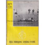 1955 ENGLAND / REPUBLIC OF IRELAND v SPAIN. Two Issues of the official Spanish FA monthly bulletin