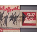 MANCHESTER UNITED AUTOGRAPHS The Red Devils magazine issued for the 1956/7 season. Signed on the