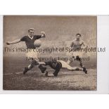 PRESS PHOTOS / LEYTON ORIENT V BRISTOL CITY Two original 10" X 8" B/W Press photos with stamps and