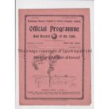 TOTTENHAM HOTSPUR Gatefold programme for the home League match v Blackburn Rovers 23/10/1913.