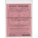 NEUTRAL AT TOTTENHAM HOTSPUR F.C. 1938 Single sheet programme on a Thursday afternoon 28/4/1938