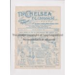 CHELSEA Programme for the home F.A. Cup match v Cardiff City 5/3/1927, ex-binder. Generally good