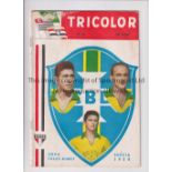 1958 FIFA WORLD CUP SWEDEN. Booklet published in Brazil in May 1958 just before the start of the