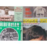 GEORGE BEST Three programmes in which Best appears on the line-up page: Hibernian v Leicester City