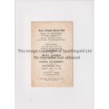 FLOYD PATTERSON V BRIAN LONDON 1959 Manx Majestic Sports Club 4 page itinerary from Blackpool to fly