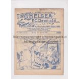 CHELSEA Programme for the home League match v Wolves 21/12/1935, slightly creased. Fair to generally