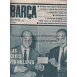 BARCELONA V CHELSEA / WORLD CUP 1966 Barca magazine 25/5/1966 which covers the Fairs Cup Semi-