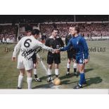 DAVE MACKAY / RON HARRIS Autographed 12 x 8 col photo of the Tottenham and Chelsea captains