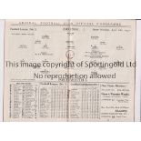 ARSENAL Programme for the home League match v Portsmouth 6/4/1931, very slightly creased and