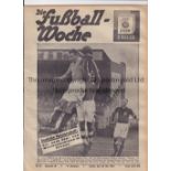 1933 GERMANY XI v GLASGOW RANGERS Friendly played 25/5/1933 in Bochum. Rare issue of ''Die Fusball