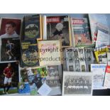 FOOTBALL MEMORABILIA FOR COLLECTION ONLY Includes signed personal letters, a large album of