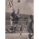 SUNDERLAND Spanish sports magazine AS issued 14/5/1934 with a 2 page report on Athletic Bilbao v