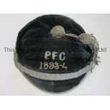 PORTSMOUTH CAP Very rare cap awarded by Portsmouth Football Club to one of their players. Front of