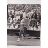 PRESS PHOTOS / ANN HAYDEN JONES / TENNIS Five original 10" X 8" B/W Press photos with stamps and