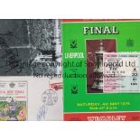 1974 FA CUP FINAL / KEVIN KEEGAN AUTOGRAPHS Programme, seat ticket plus 2 items signed by Keegan,