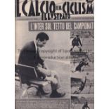 INTER MILAN V LIVERPOOL 1965 Italian magazine Il Calcio E Il Ciclismo Illustrato 23/5/1965 which