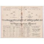 ARSENAL Programme for the home League match v Newcastle United 30/11/1929, scores entered. Generally
