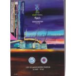 2008 UEFA CUP FINAL AT MANCHESTER CITY FC Programme, Welcome Package folder and ticket for Glasgow
