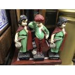 3 1950s chalk figures (A/S)