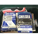 A collection of football programmes mainly Chelsea