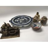 A collection of oriental ceramics. Comprising 18th