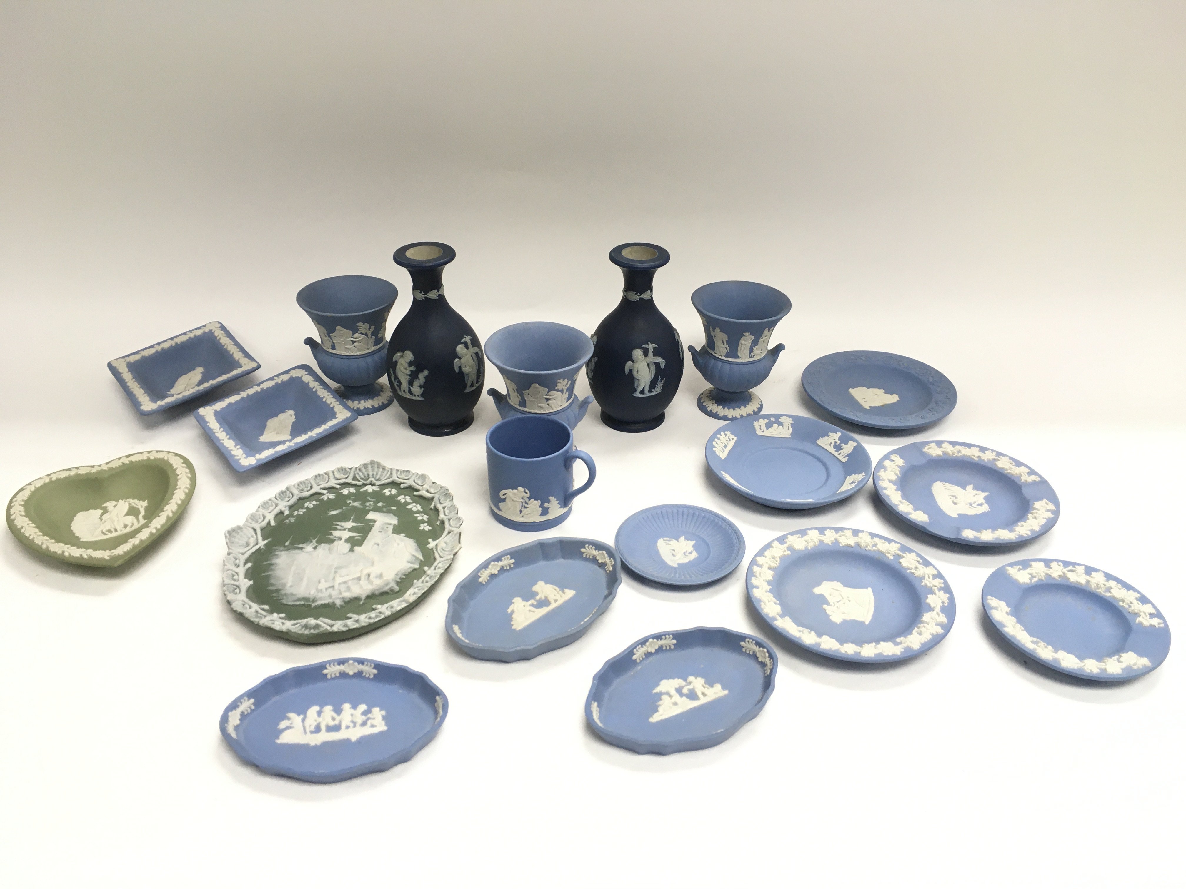 A collection of Wedgewood Jasperware. NO RESERVE.