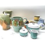 A collection of 20th century design ceramics inclu