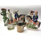 A collection of Victorian Staffordshire figures Ch