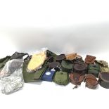 A collection of Military compass cases including o