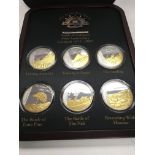 Sands of Gallipoli 90 th Anniversary medallion case set