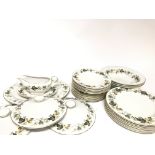 A Royal Doulton dinner set, not complete. NO RESER