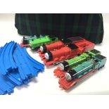 A Bag containing Thomas the tank engine toys and t