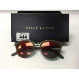 A cased pair of Ralph Lauren sunglasses with case