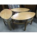 Three Nathan coffee tables, approx length 62cm, ap