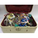 A large collection of costume jewellery