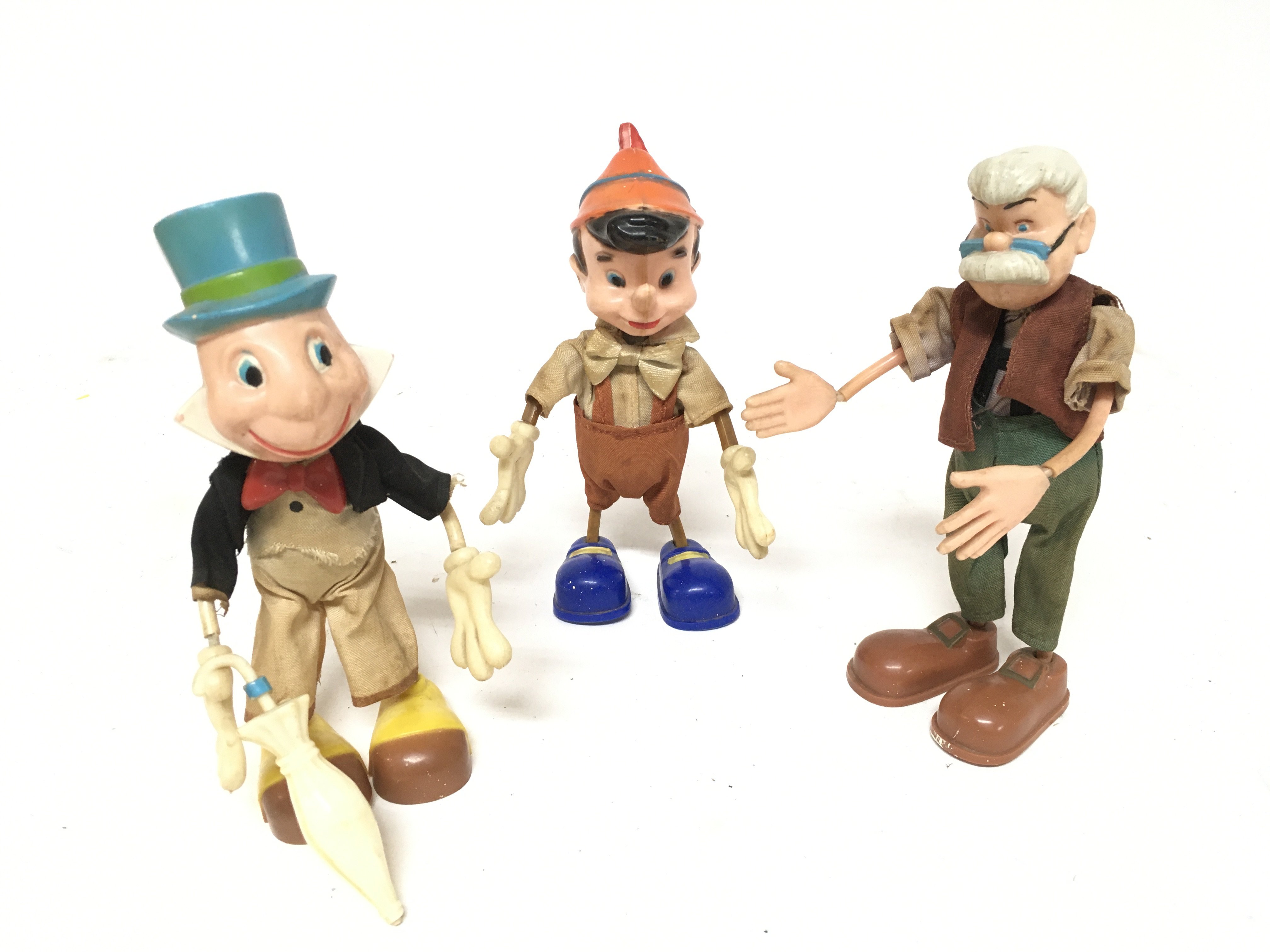 3 Marx toys from Disney Pinocchio. NO RESERVE.