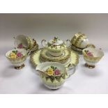 An Imperial bone china tea service decorated with