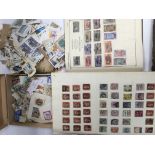 A collection of GB and foreign stamps, loose and i