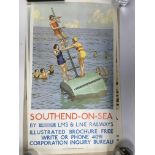 A collection of Southend memorabilia including boo