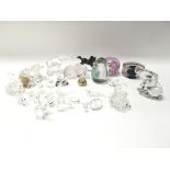 A collection of Swarovski Crystal, paper weights a