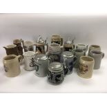 A collection of beer steins. NO RESERVE.