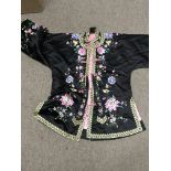 An old Chinese silk embroidered robe, modern Chine