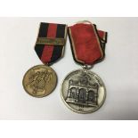 Two German Third Reich sports medals. (2)