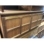 A Modern teak Nathan Tv cupboard. Approx 51cm in h