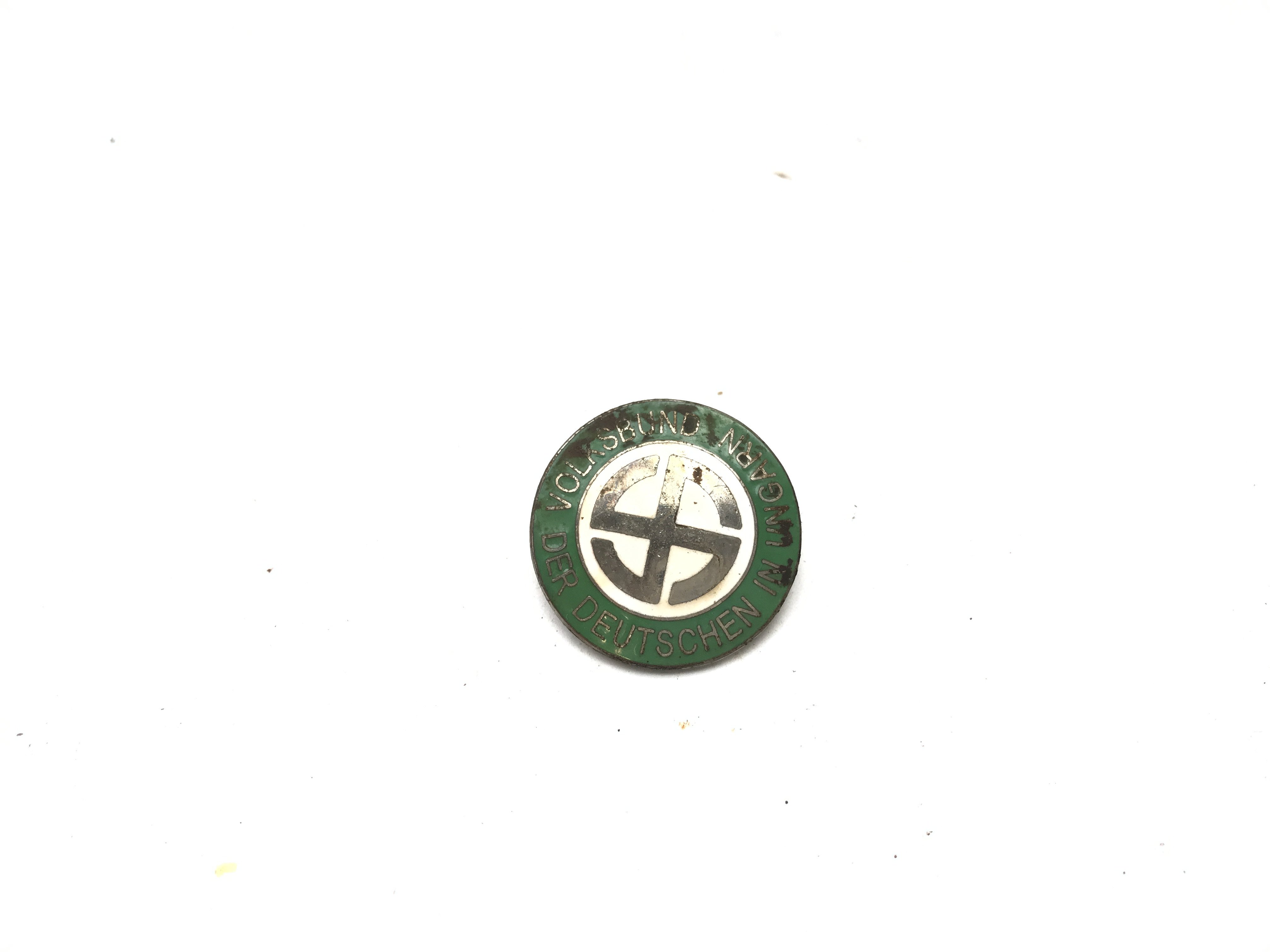 A WW2 Hungarian Nazi Lapel pin.
