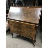 A walnut bureau