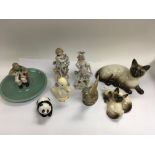 A small group of Beswick figurines etc.